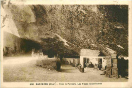 18 - Sancerre - Clos La Perrière - Les Caves Souterraines - Animée - Correspondance - CPA - Oblitération Ronde De 1936 - - Sancerre