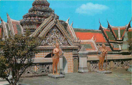 Thaïlande - Bangkok - Buddha Temple - Kinarees Guarding A Door In The Emerald - CPM - Carte Neuve - Voir Scans Recto-Ver - Thaïlande