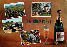 Vignes - En Champagne - Multivues - Bouteille - Vendanges - Raisins - Vin - CPM - Voir Scans Recto-Verso - Weinberge