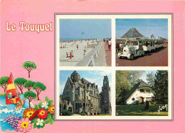 62 - Le Touquet - Multivues - Petit Train Touristique - CPM - Voir Scans Recto-Verso - Le Touquet