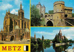 57 - Metz - Multivues - Blasons - CPM - Voir Scans Recto-Verso - Metz