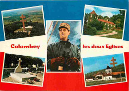 52 - Colombey Les Deux Eglises - Multivues - Portrait Du Général De Gaulle - Carte Neuve - CPM - Voir Scans Recto-Verso - Colombey Les Deux Eglises