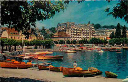 Suisse - Lausanne - Ouchy - Le Port Et Le Beau Rivage Palace - CPM - Voir Scans Recto-Verso - Autres & Non Classés