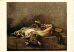 Art - Peinture - Jean Baptiste Chardin - Lapin De Garenne - CPM - Voir Scans Recto-Verso - Peintures & Tableaux