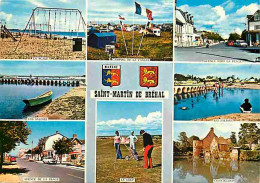 50 - Saint Martin De Bréhal - Multivues - Automobiles - Blasons - Golf - CPM - Voir Scans Recto-Verso - Other & Unclassified