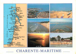 17 - Charente Maritime - Multivues - Carte Géographique - CPM - Flamme Postale - Voir Scans Recto-Verso - Other & Unclassified