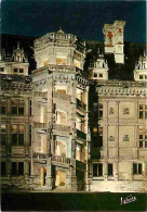 41 - Blois - Le Château - Dans La Cour D'honneur Du Château L'escalier François Ler Illuminé - Vue De Nuit - CPM - Voir  - Blois