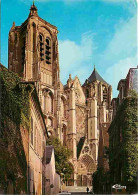 18 - Bourges - La Cathédrale Saint Etienne - La Rue Porte Jaune - Carte Neuve - CPM - Voir Scans Recto-Verso - Bourges