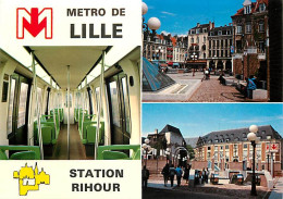 59 - Lille - Métro De Lille - Station Rihour - Multivues - CPM - Voir Scans Recto-Verso - Lille
