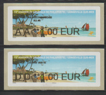 2 Atms, Nabanco, Lettre Verte DD1.00€, RECOMMANDE R3 AR, AA 1.00€. 24/05/24. LONGEVILLE SUR MER, AG. Philapostel - 2010-... Illustrated Franking Labels