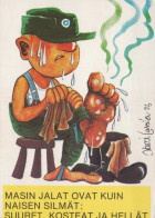 SOLDATI UMORISMO Militaria Vintage Cartolina CPSM #PBV840.A - Humorísticas