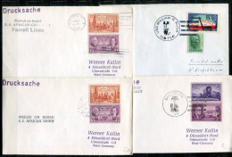 USA Schiffspost, Navire, Paquebot, Ship Letter, USS William R. Rush - SS African Crescent, African Dawn, African Comet - Marcofilia