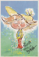 NIÑOS HUMOR Vintage Tarjeta Postal CPSM #PBV169.A - Cartoline Umoristiche