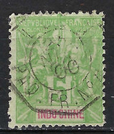 FRANCE Indochine Ca.1900: TB Obl. CAD Oct. "PAQ.FR. No 5 LIGNE N" Sur Y&T 17 - Oblitérés