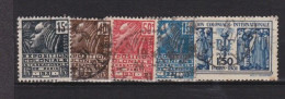 5 Timbres France Oblitérés  Exposition  Coloniale International De Paris 1931 N°  270 à 274 - Gebraucht