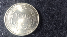 TÜRKİYE-1993--NİKEL       1000    LİRA           XF - Turkije