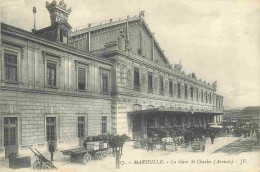 13 - Marseille - La Gare Saint Charles - Animée - CPA - Voir Scans Recto-Verso - Bahnhof, Belle De Mai, Plombières