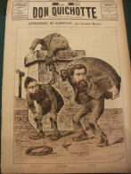 1885 Journal Satirique LE DON QUICHOTTE - ENTREPRISE DE RAMONAGE Par  Gilbert MARTIN - PELLETAN - HUBBARD - PERIN - Zeitschriften - Vor 1900