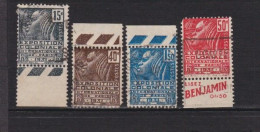 4  Timbres France Oblitérés  Exposition  Coloniale International De Paris 1931 N°  270 à 273 - Gebraucht