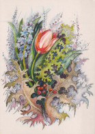 FIORI Vintage Cartolina CPSM #PBZ461.A - Fleurs