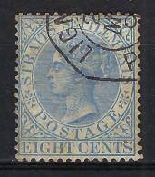 GRANDE BRETAGNE Straits Setllements Ca.1900: TB Obl. CAD Oct. "PAQ. LIGNE" - Straits Settlements