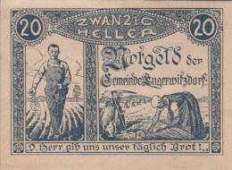 20 HELLER 1920 Stadt ENGERWITZDORF Oberösterreich Österreich Notgeld #PF096 - Lokale Ausgaben