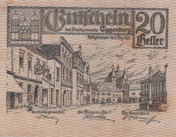 20 HELLER 1920 Stadt EGGENBURG Niedrigeren Österreich Notgeld Banknote #PF098 - Lokale Ausgaben