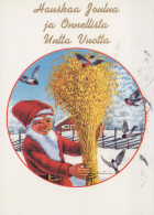 SANTA CLAUS Happy New Year Christmas Vintage Postcard CPSM #PAU593.GB - Santa Claus