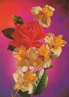 FLOWERS Vintage Postcard CPSM #PAS204.GB - Flowers