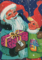 SANTA CLAUS CHILDREN CHRISTMAS Holidays Vintage Postcard CPSM #PAK289.GB - Kerstman