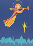 ANGEL CHRISTMAS Holidays Vintage Postcard CPSM #PAH999.GB - Angeles