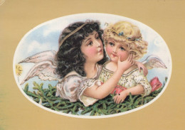 ANGEL CHRISTMAS Holidays Vintage Postcard CPSM #PAH053.GB - Anges