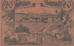 20 HELLER 1920 Stadt UNGENACH Oberösterreich Österreich Notgeld Banknote #PF263 - [11] Local Banknote Issues