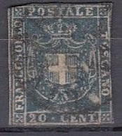 ITALIEN  TOSKANA  20, Gestempelt, Wappen, 1860 - Toscana