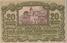 20 HELLER 1920 Stadt SONNTAGBERG Niedrigeren Österreich Notgeld #PE627 - [11] Local Banknote Issues
