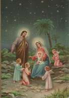 ANGELO Buon Anno Natale Vintage Cartolina CPSM #PAH377.IT - Angeles