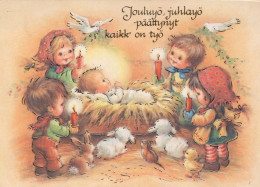 JESUS CHRIST Baby JESUS Christmas Vintage Postcard CPSM #PBB954.GB - Jésus