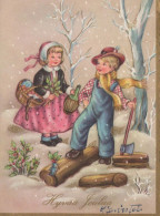 CHILDREN Scene Landscape Vintage Postcard CPSM #PBB313.GB - Taferelen En Landschappen