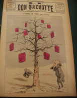 1885 Journal Satirique LE DON QUICHOTTE - L'ARBRE DE NOEL Par INTERIM - JULES FERRY - Magazines - Before 1900