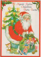 WEIHNACHTSMANN SANTA CLAUS WEIHNACHTSFERIEN Vintage Postkarte CPSM #PAK213.DE - Santa Claus