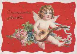 ENGEL WEIHNACHTSFERIEN Feiern & Feste Vintage Ansichtskarte Postkarte CPSM #PAJ066.DE - Angeles