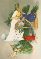 ENGEL WEIHNACHTSFERIEN Vintage Ansichtskarte Postkarte CPSMPF #PAG745.DE - Anges