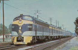 ZUG Schienenverkehr Eisenbahnen Vintage Ansichtskarte Postkarte CPSMF #PAA607.DE - Treni