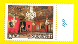 MONACO 2001 Palazzo Di Monaco - Sala Del Trono - Principe - Ungebraucht