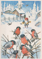 PAPÁ NOEL Feliz Año Navidad Vintage Tarjeta Postal CPSM #PAU594.ES - Kerstman