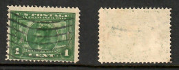 U.S.A.    Scott # 397 USED (CONDITION PER SCAN) (Stamp Scan # 1046-17) - Gebraucht