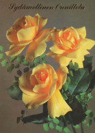 FLORES Vintage Tarjeta Postal CPSM #PAS025.ES - Flowers