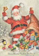 PAPÁ NOEL NAVIDAD Fiesta Vintage Tarjeta Postal CPSM #PAK828.ES - Kerstman