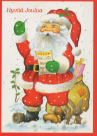 PAPÁ NOEL NAVIDAD Fiesta Vintage Tarjeta Postal CPSM #PAJ516.ES - Santa Claus