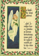 ÁNGEL NAVIDAD Vintage Tarjeta Postal CPSM #PAH245.ES - Angeles